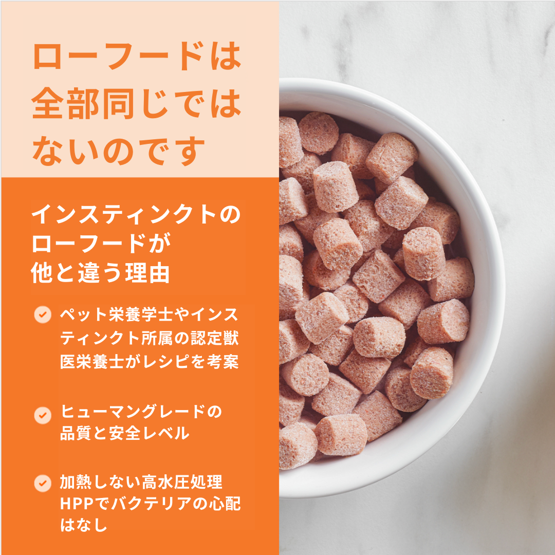 インスティンクト 成犬用ローロンジェビティ フリーズドライビーフ 141g