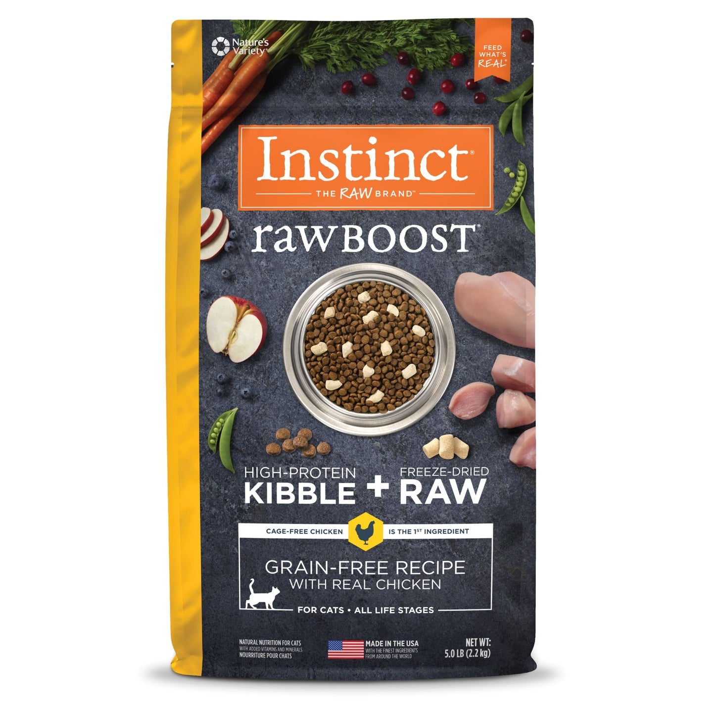 インスティンクト 猫用ローブースト フリーズドライチキン入り 2.2kg
