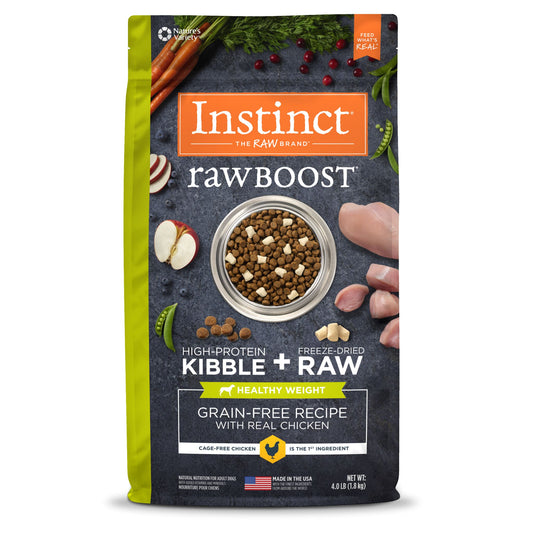 インスティンクト 犬用総合栄養食  低カロリー フリーズドライチキン入りローブースト 1.8kg